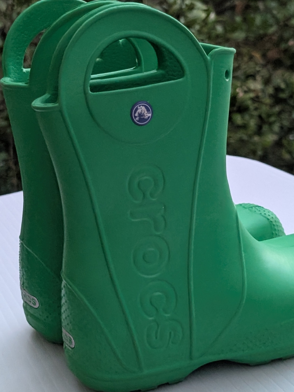 CROCS Kids Green Rain Boots - Picture 13 of 14